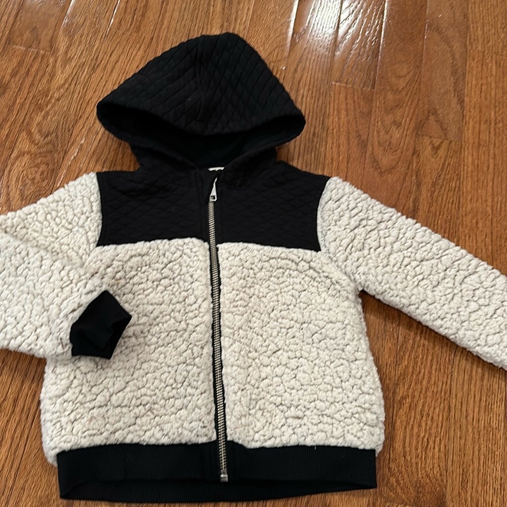 Tucker & Tate Sherpa and cotton hooded jacket